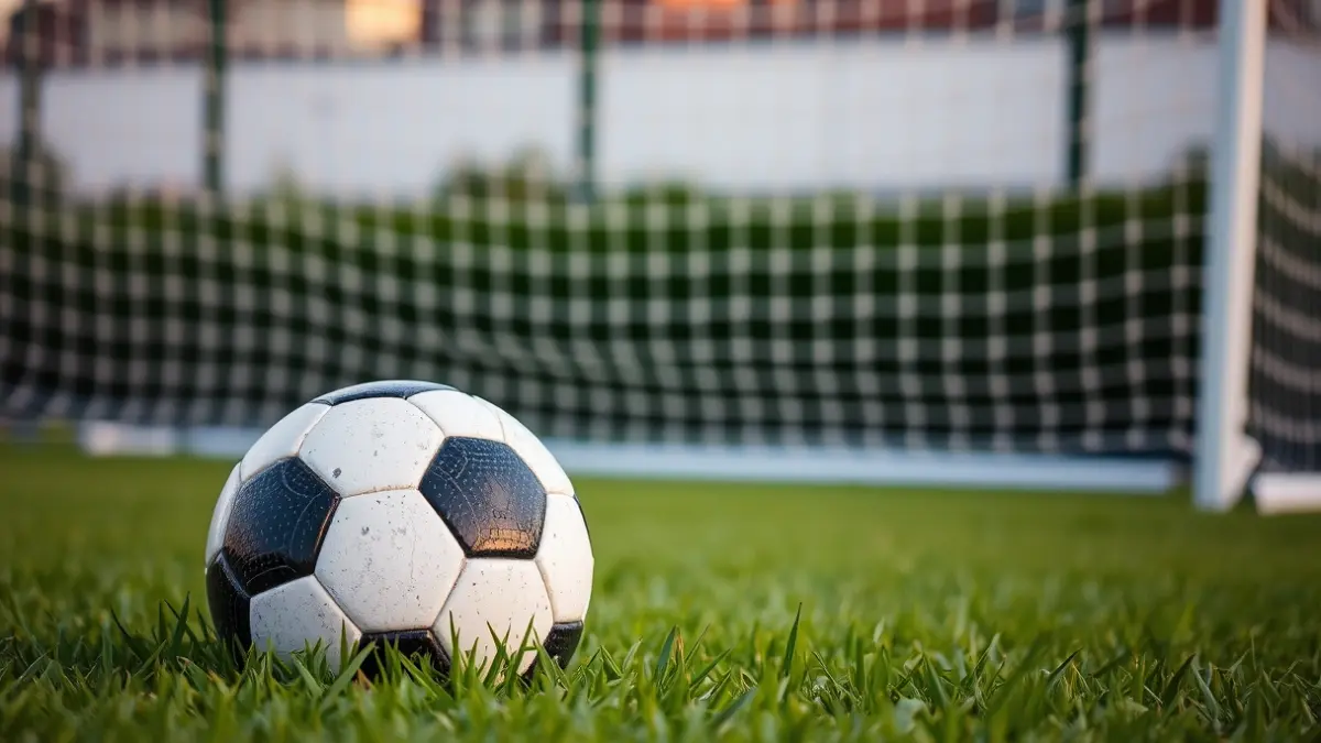 Imagen genérica de un balón de fútbol sobre césped.
