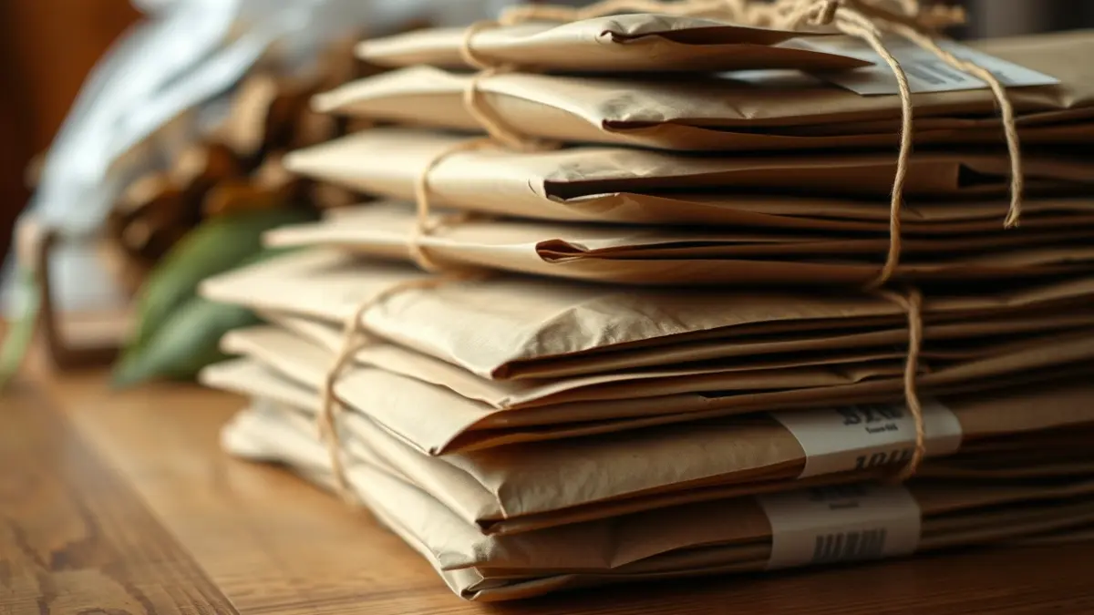 Generic image of tobacco smuggling packages.