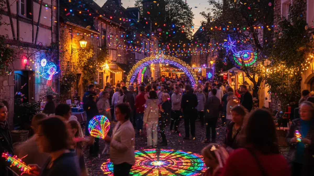 Generic image of a cultural festival in a rural setting.
