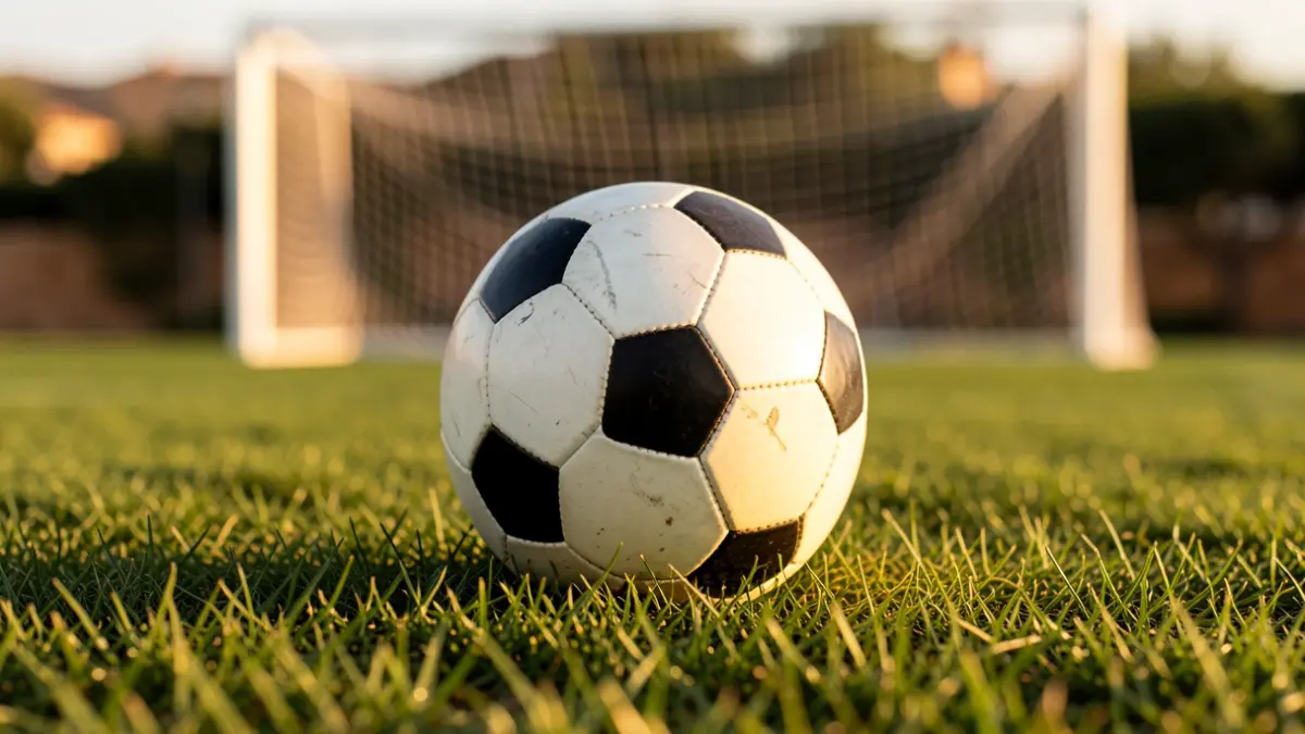 Generic image of a football on grass.