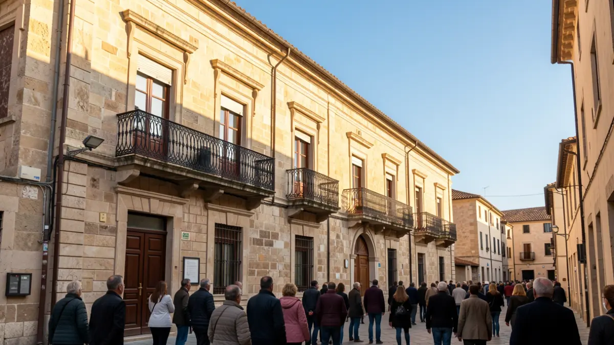 Fachada del edificio del Ayuntamiento de La Línea de la Concepción.