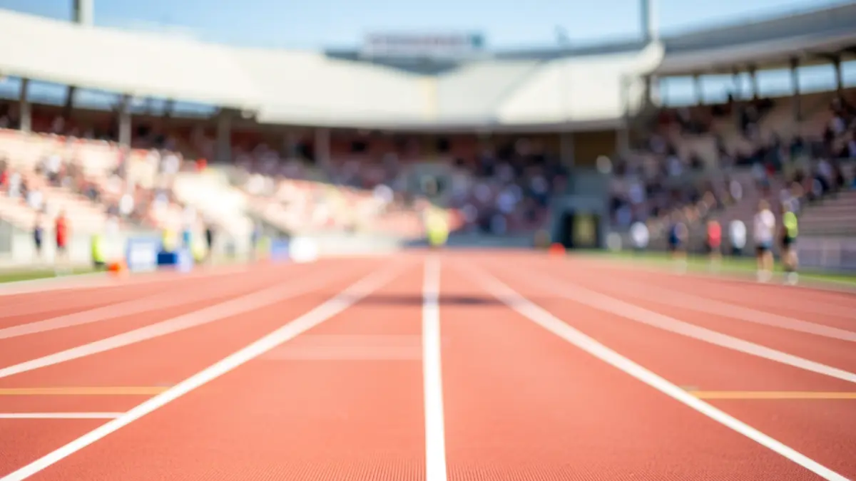 Generic image of an athletics track.