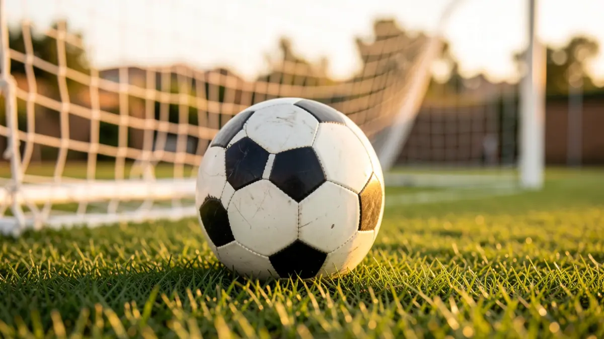 Imagen genérica de un balón de fútbol sobre césped.