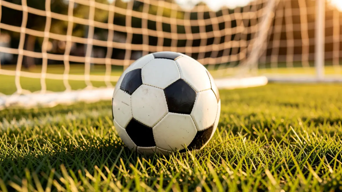 Imagen genérica de un balón de fútbol sobre césped.