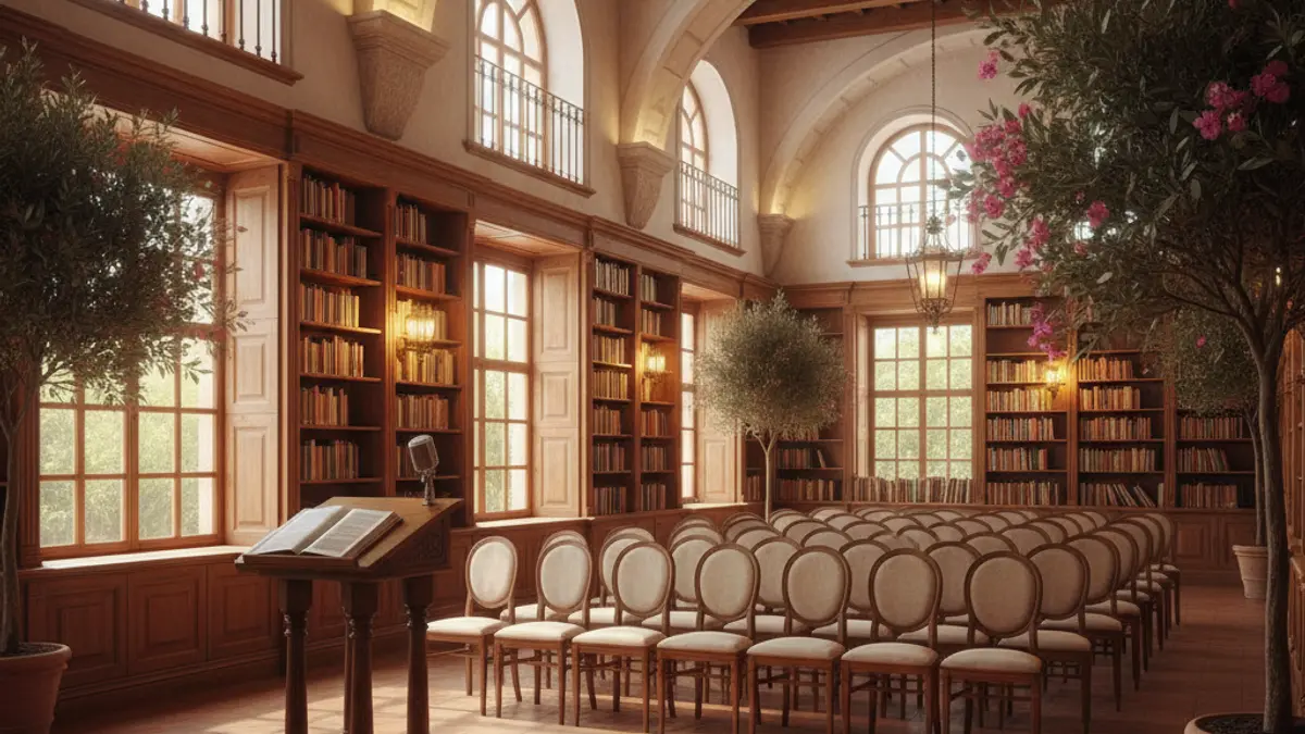 Generic image of a conservatory or concert hall interior.