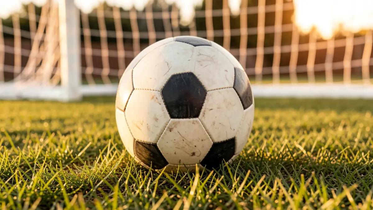 Generic image of a football on grass.