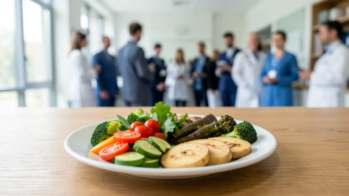 Generic image of healthy nutrition in a clinical setting.