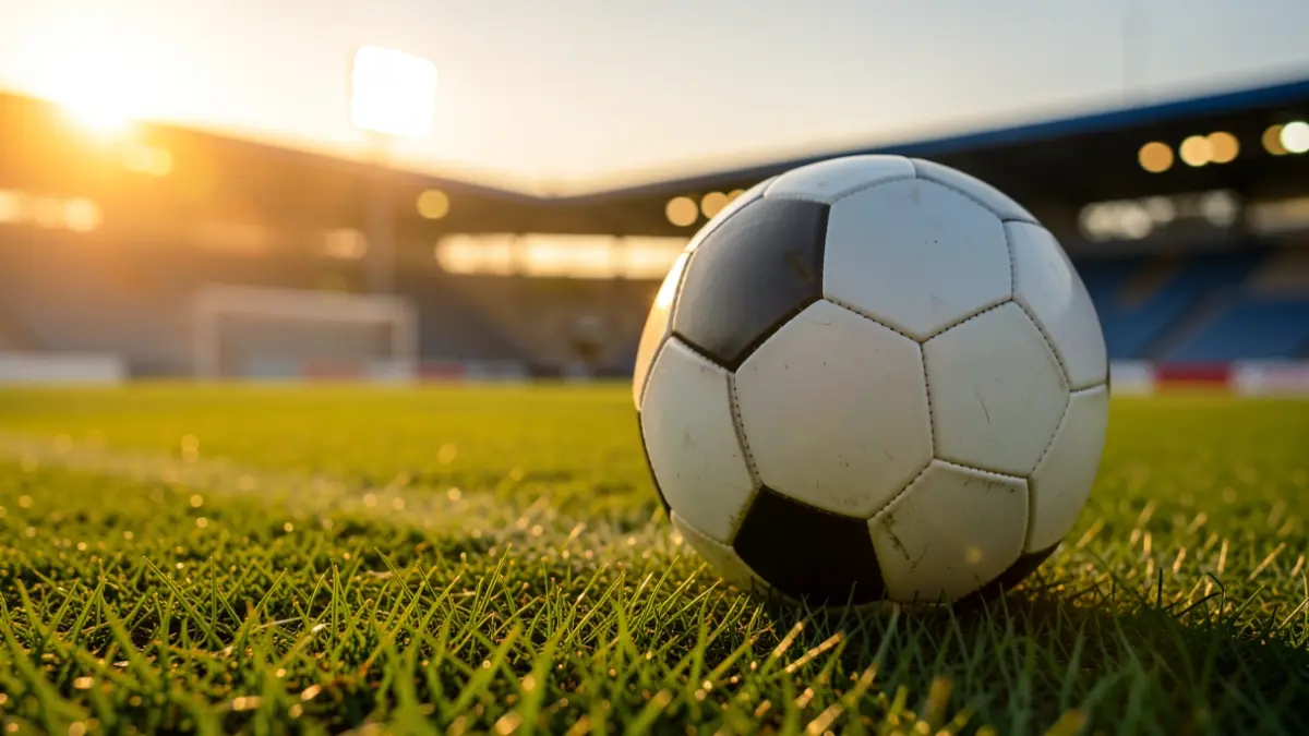 Imagen genérica de un balón de fútbol sobre el césped de un campo de entrenamiento.
