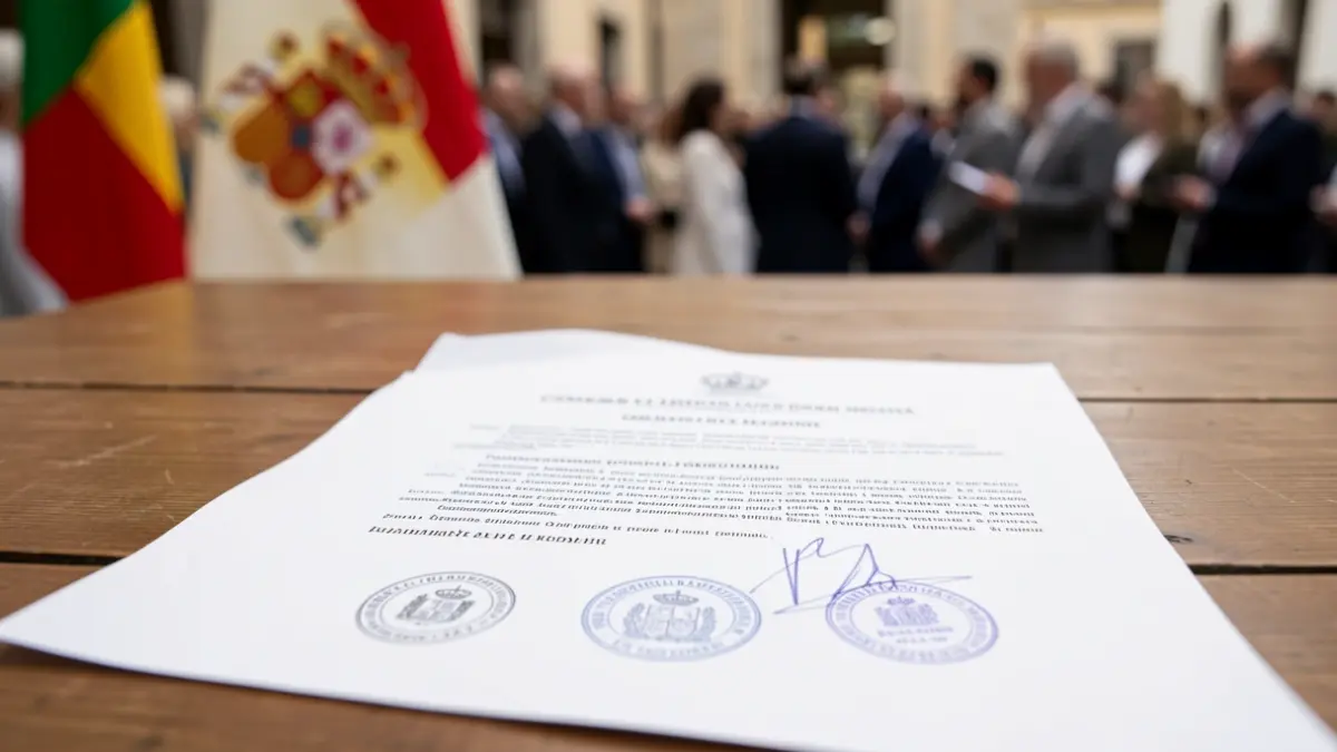 Generic image of an official decree from the Andalusian government.
