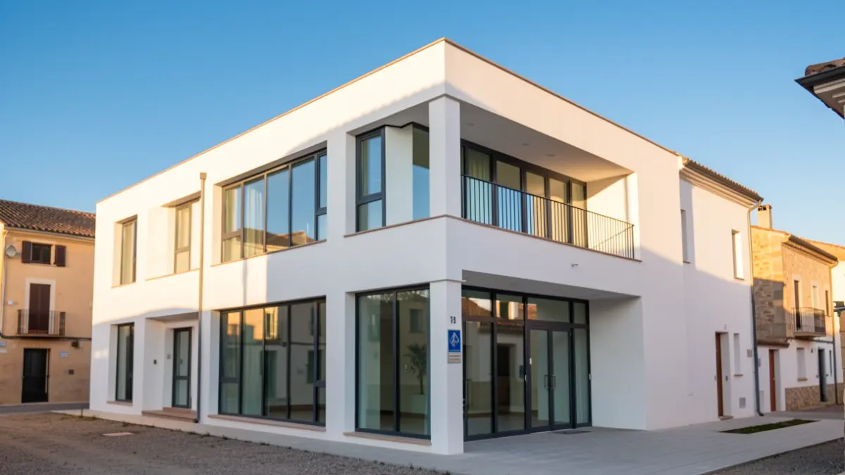 Imagen genérica del exterior de un nuevo centro municipal en Andalucía.