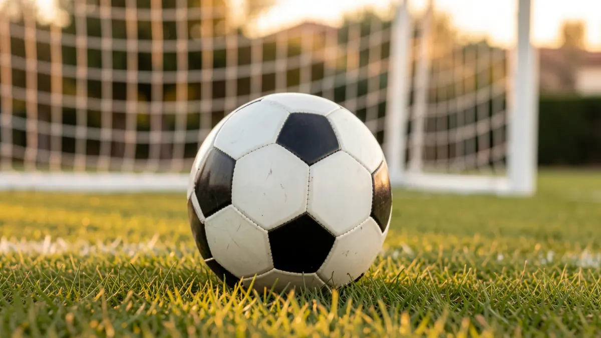 Imagen genérica de un balón de fútbol sobre el césped de un estadio.