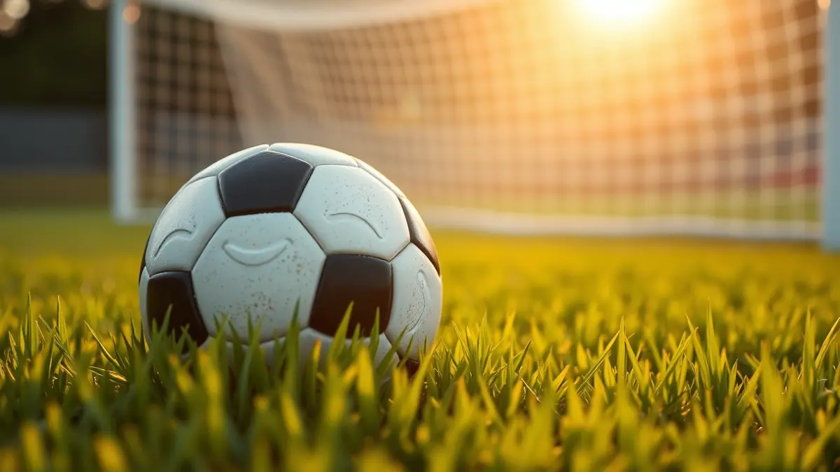 Imagen genérica de un balón de fútbol en el césped de un estadio.