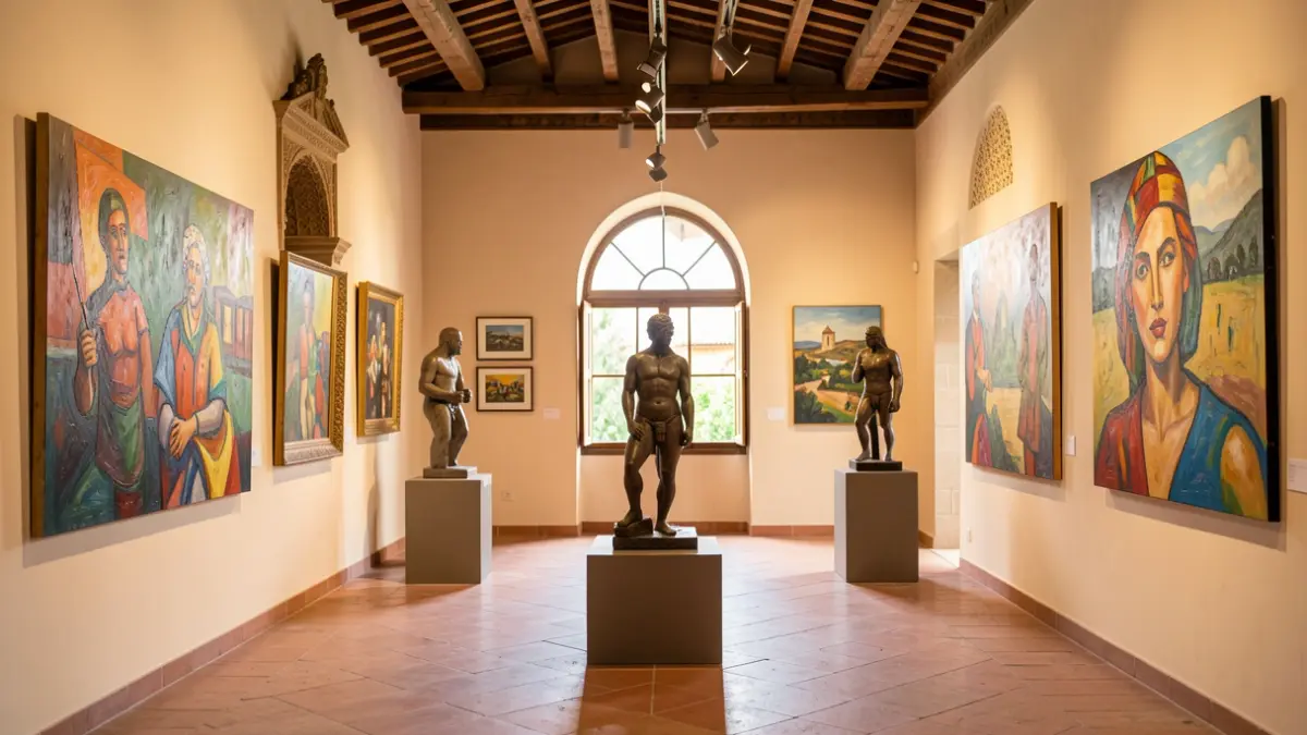 Exposición de arte contemporáneo en el Museo Fundación Unicaja Joaquín Peinado de Ronda.