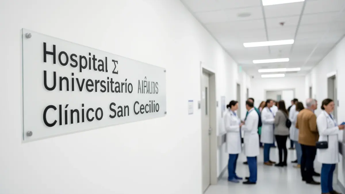 Imagen genérica del Hospital Universitario Clínico San Cecilio en Granada.