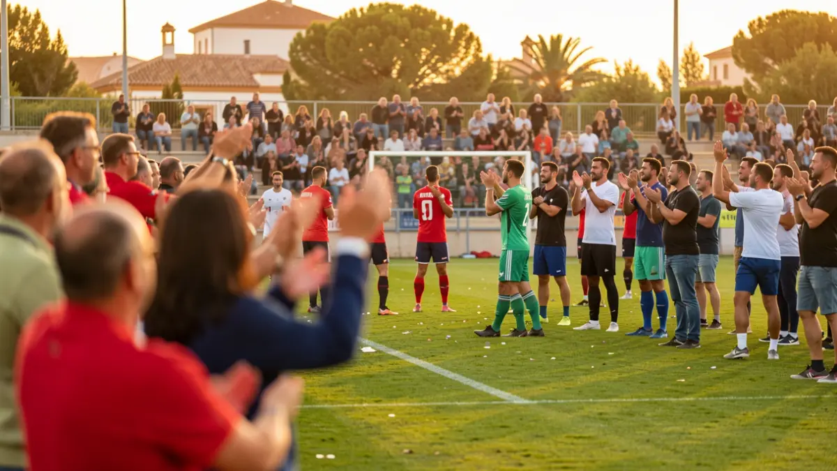 Imagen genérica de una celebración de ascenso de un equipo de fútbol femenino en Andalucía.