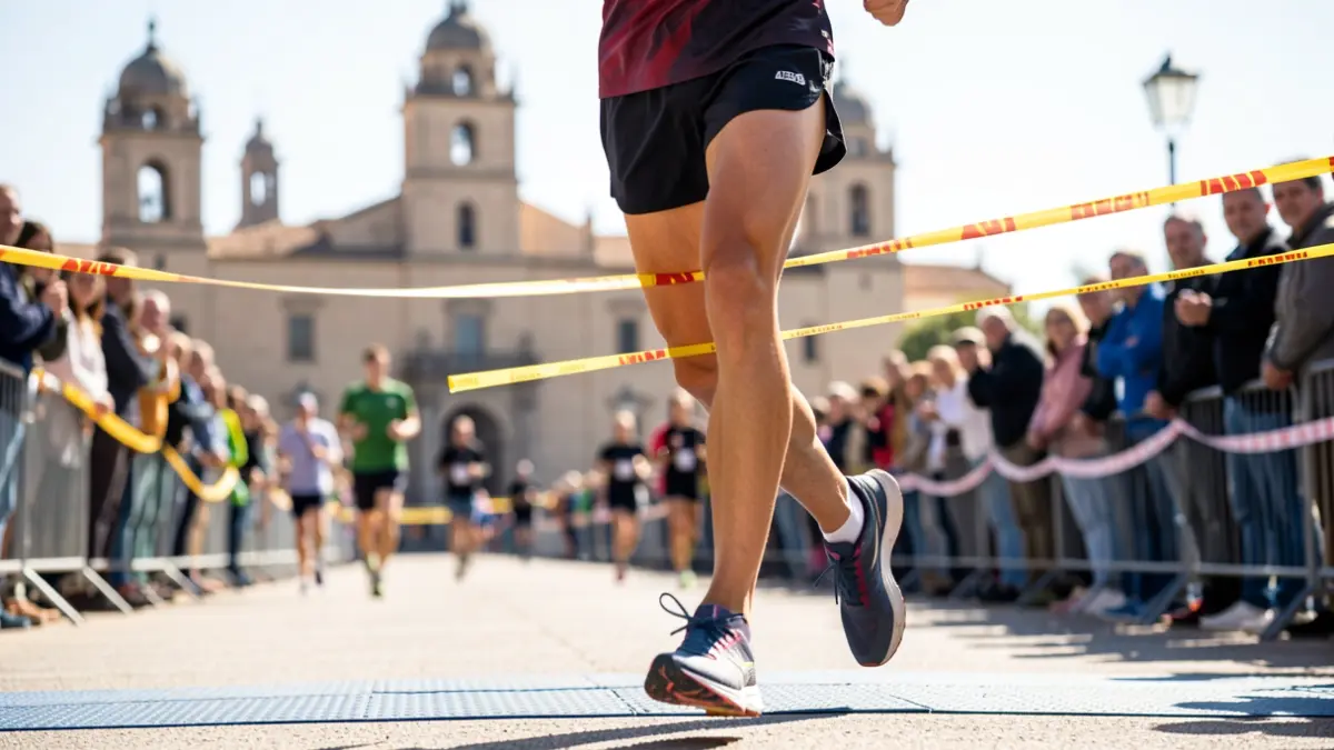 Imagen genérica de una carrera deportiva en la ciudad de Jaén.