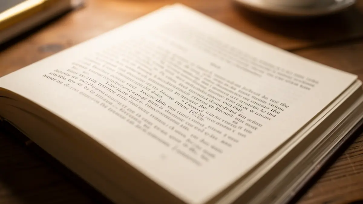 Generic image of an open poetry book on a desk.
