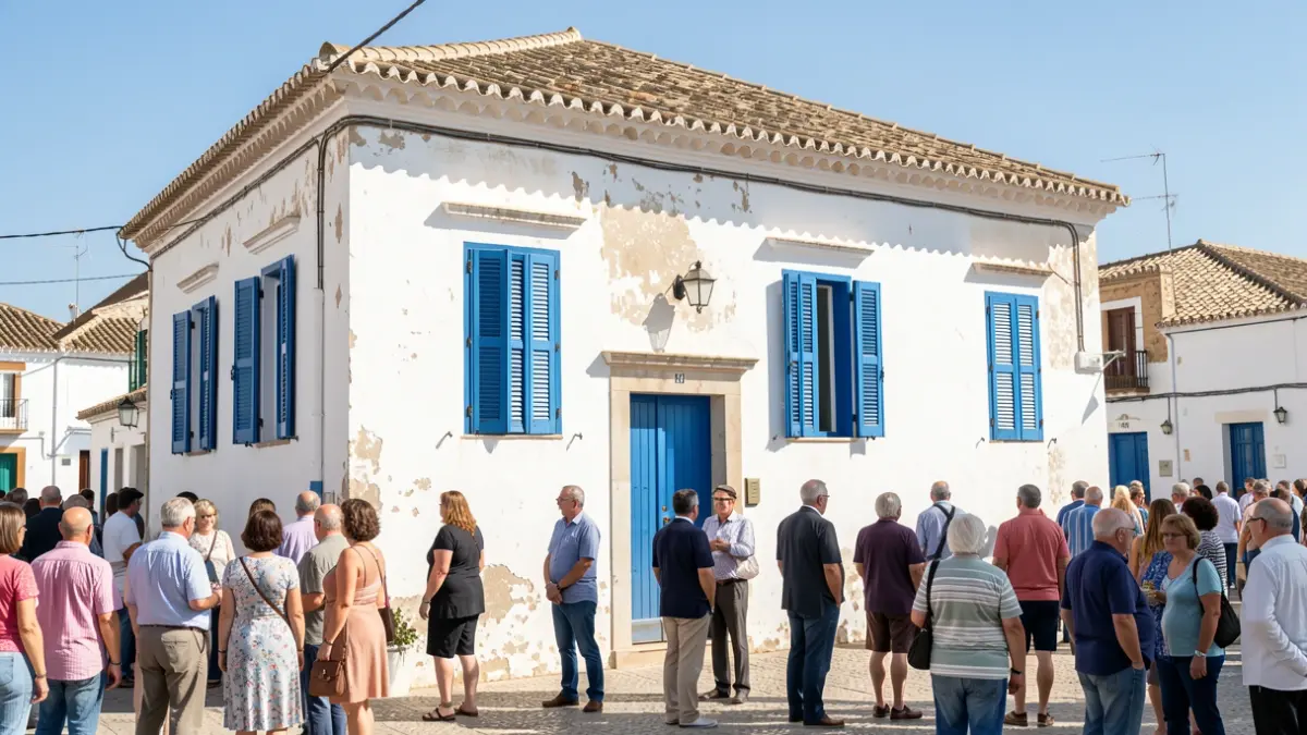 Imagen de una casa en Vera, Almería, que fue propiedad del expresidente del Gobierno.