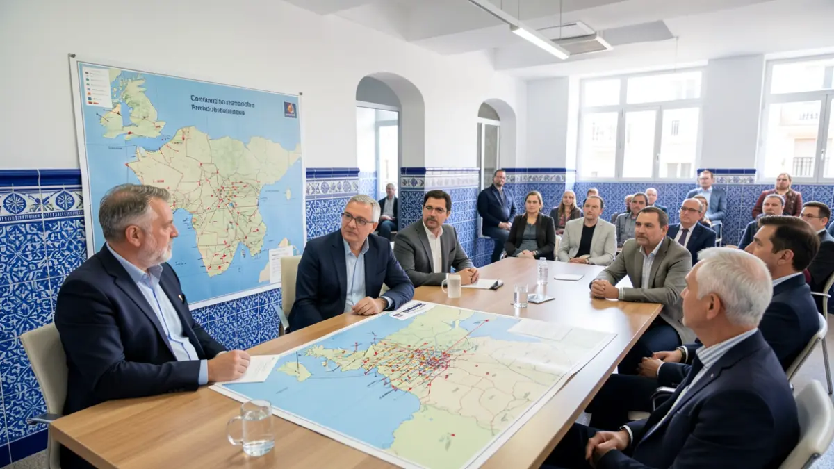 European Commission representatives analyze the Andalusian West Nile virus control program.