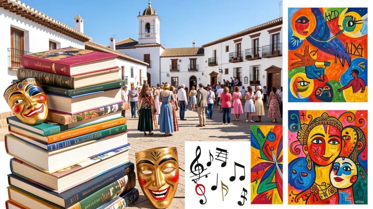 Imagen genérica de actividades culturales diversas en un pueblo andaluz.