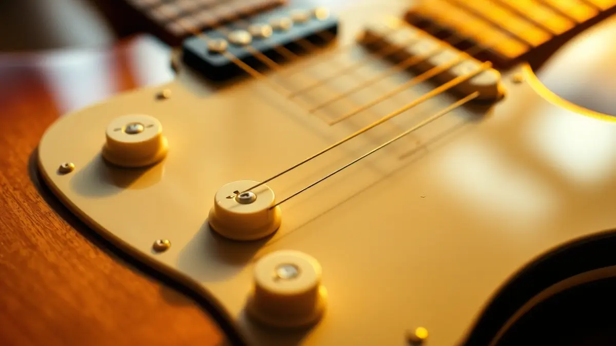 Imagen de una guitarra eléctrica antigua, simbolizando la inspiración inicial del investigador.