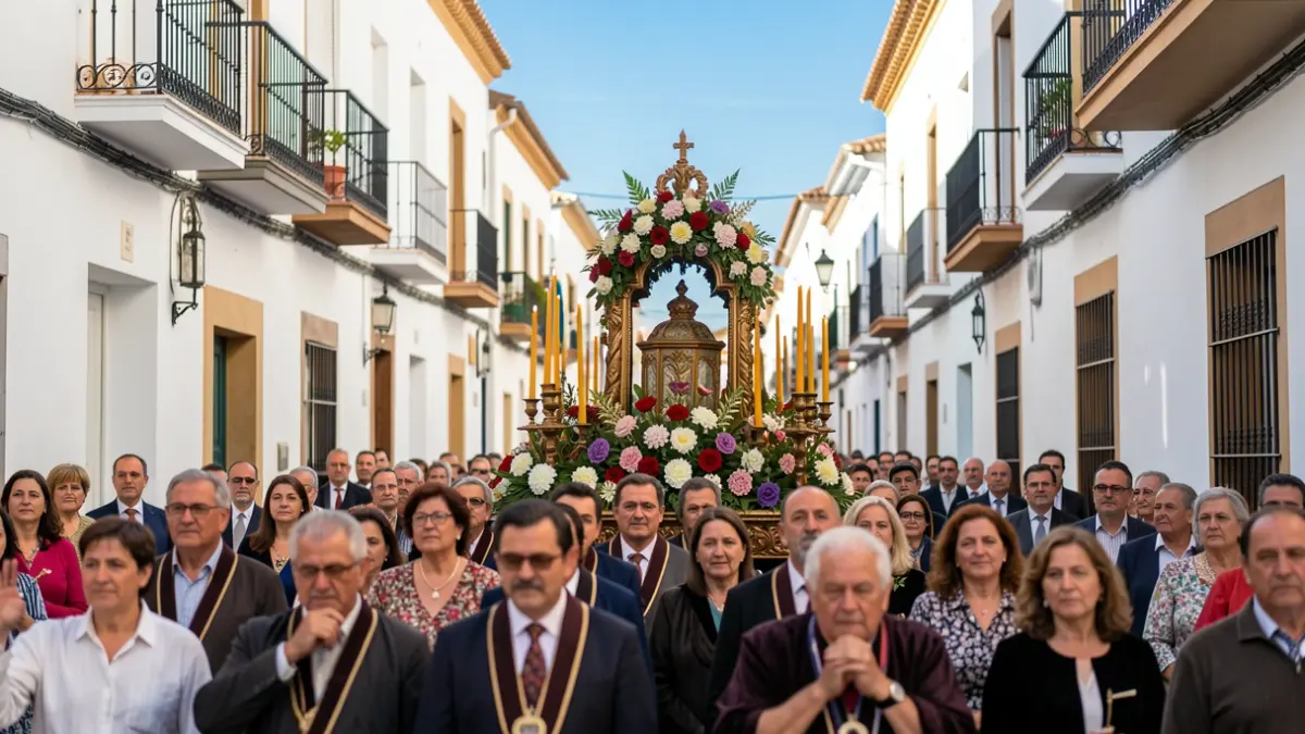 Imagen genérica de una procesión religiosa en Andalucía.