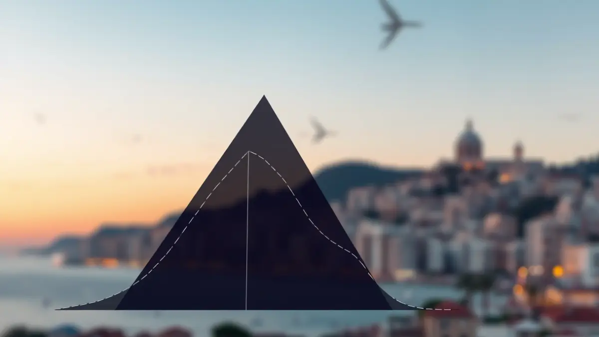 Generic image of a demographic pyramid illustrating population aging.