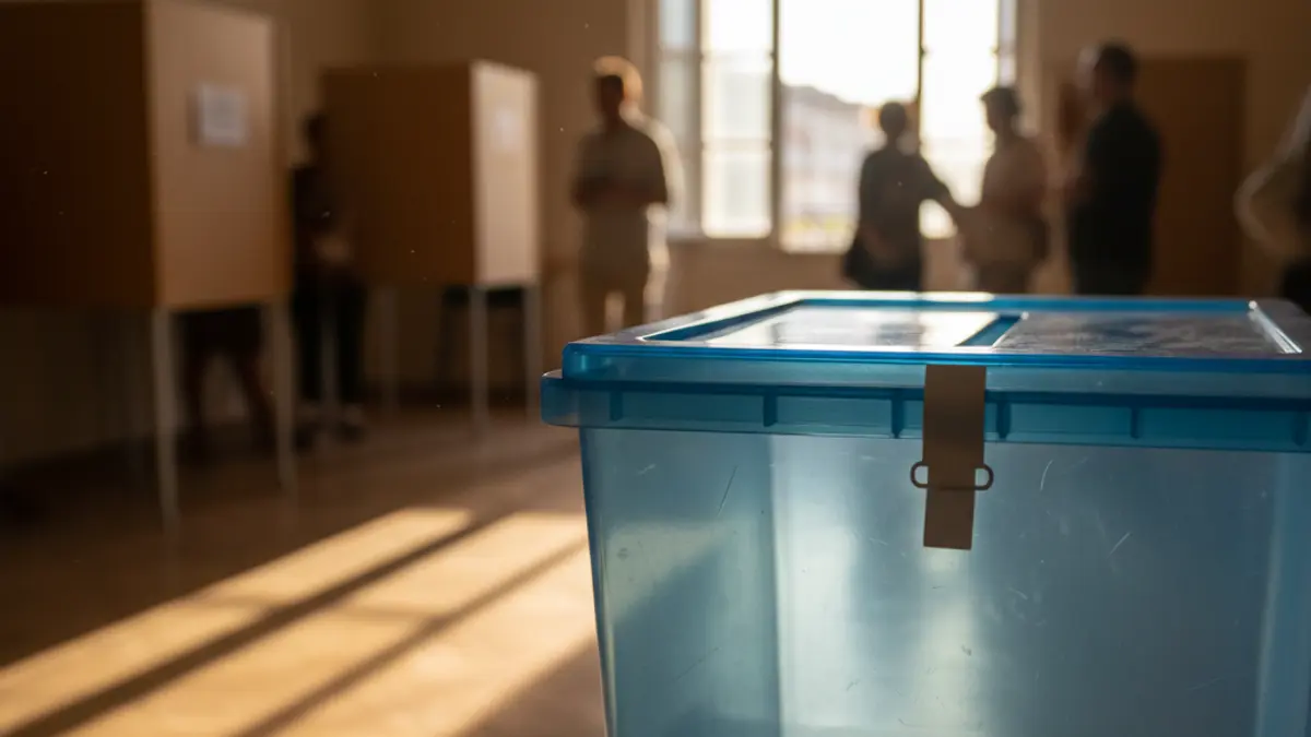 Imagen genérica de una urna electoral, simbolizando el proceso democrático.