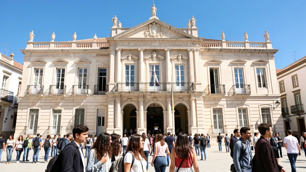 Imagen genérica de la Universidad de Cádiz con estudiantes.