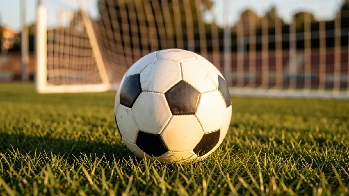 Imagen genérica de un balón de fútbol sobre césped.