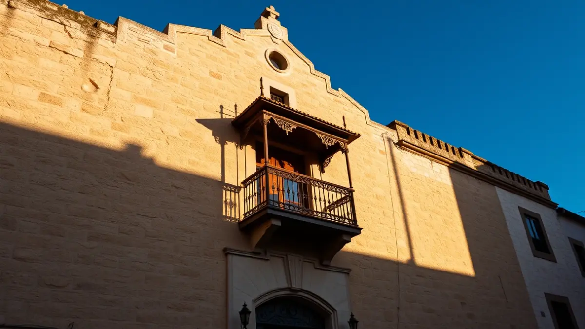 Fachada de la Diputación de Málaga, un edificio institucional con arquitectura andaluza.