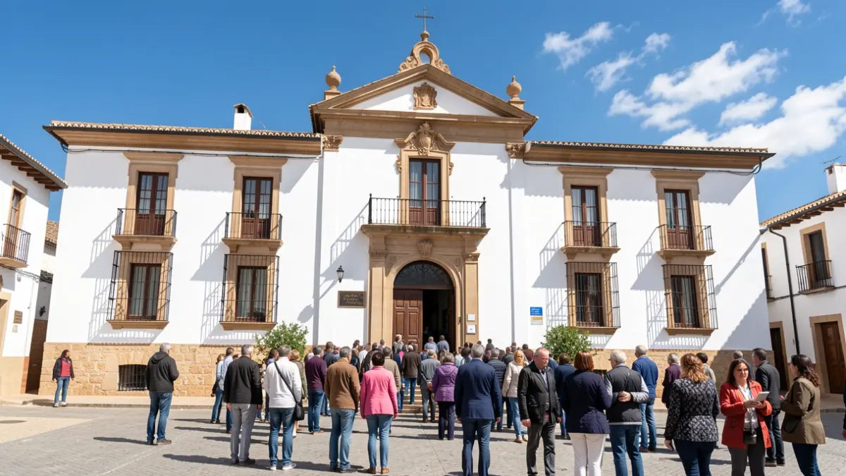 Facade of the Mijas Town Hall.