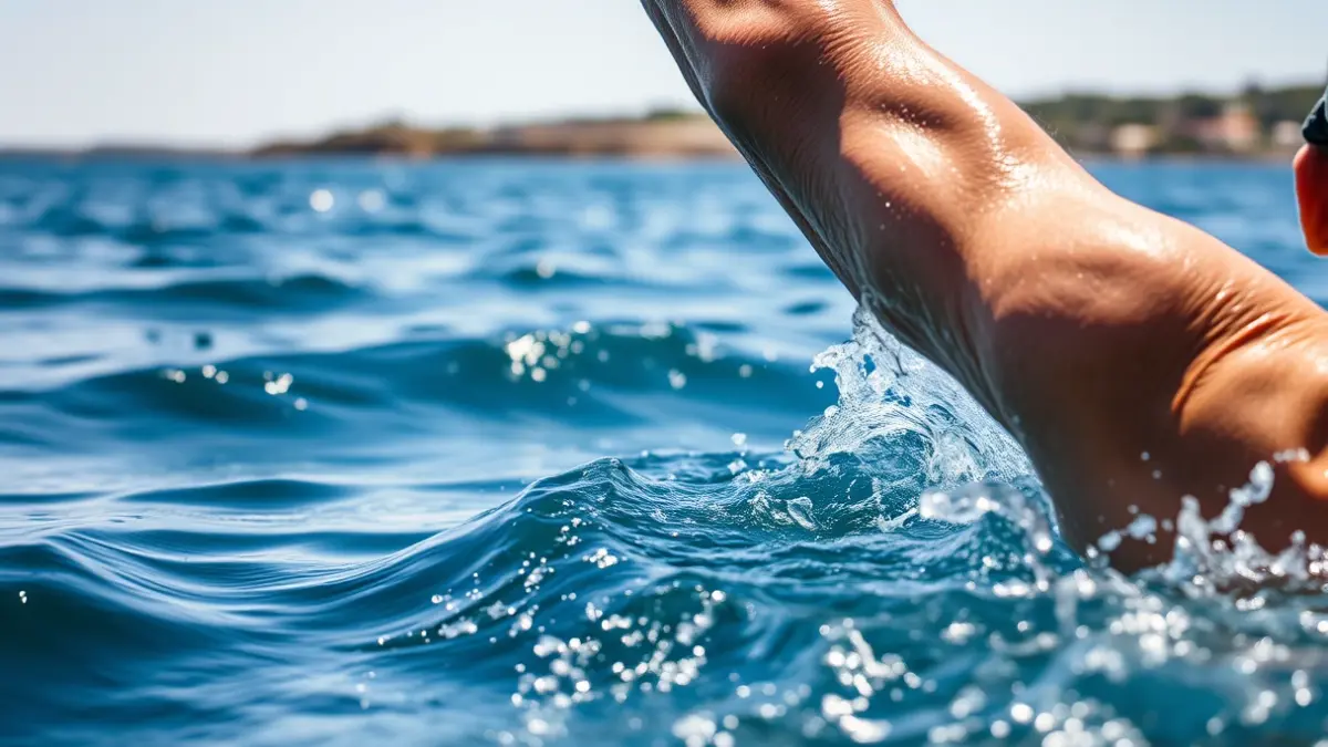 Generic image of an open water swimmer.