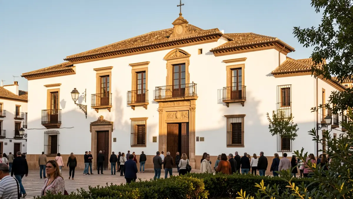 Facade of a historic convent in Sevilla.