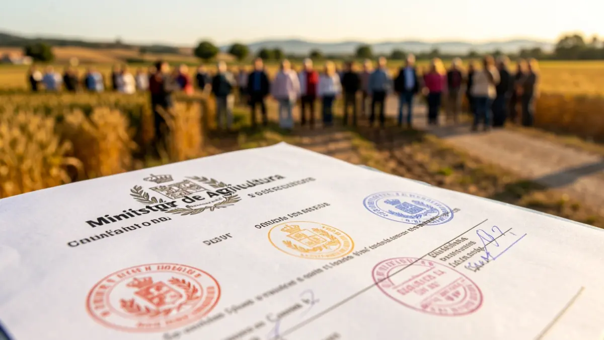 Documento oficial del Ministerio de Agricultura sobre la PAC en Andalucía.