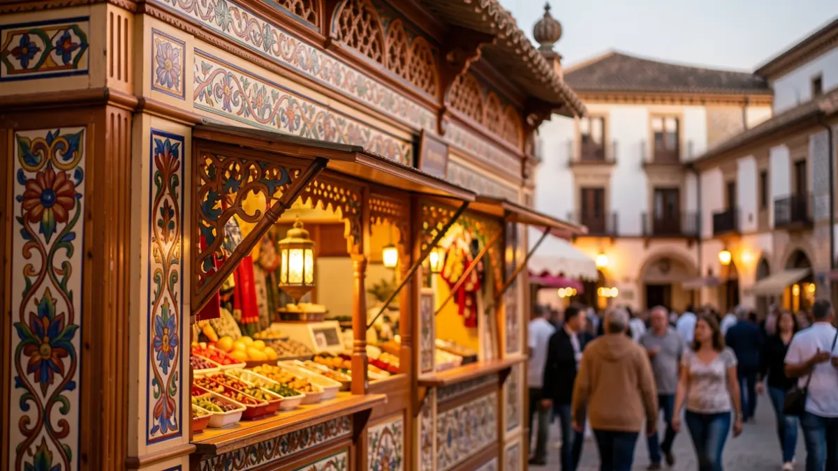 Imagen genérica de una caseta premiada en la Feria de Córdoba.