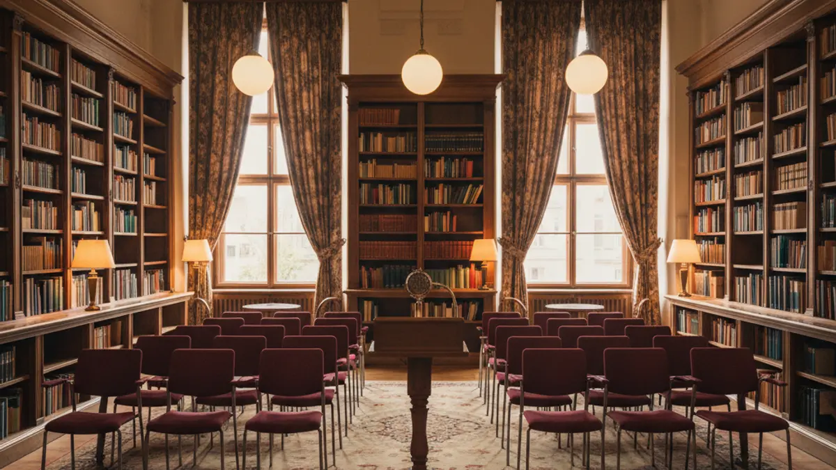 Generic image of a university library or lecture hall.