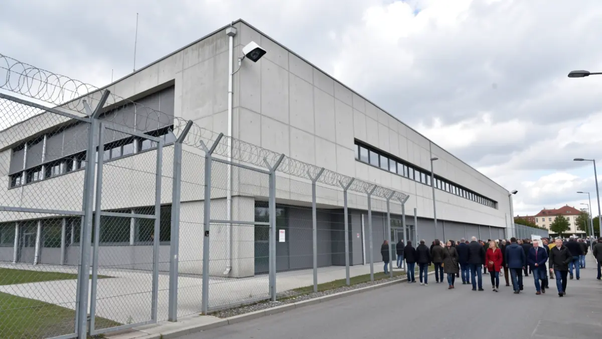 Generic image of the exterior of a foreigner detention center.