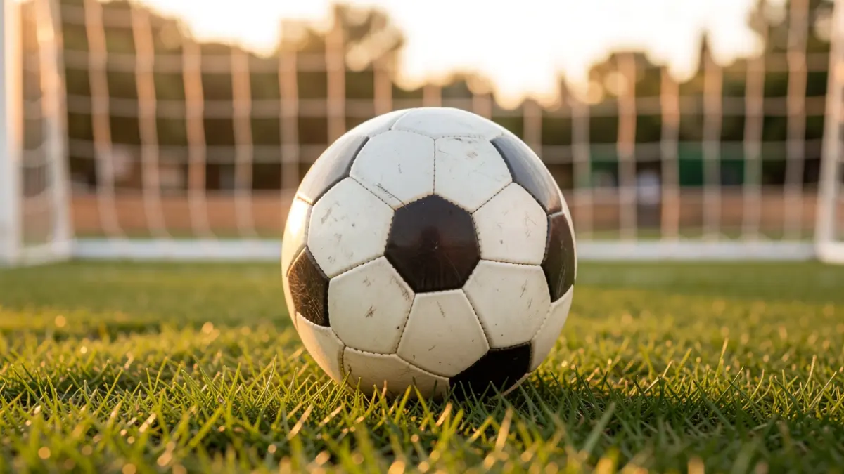Imagen genérica de un balón de fútbol sobre césped.