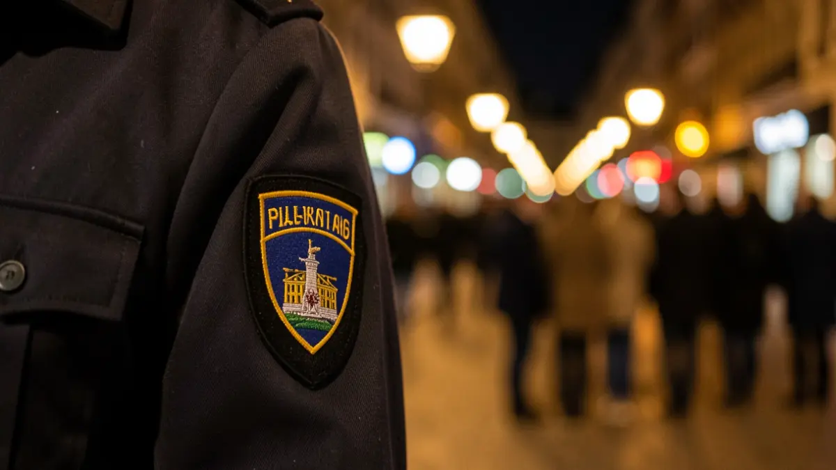 Generic image of a proximity agent during their night shift in the city.
