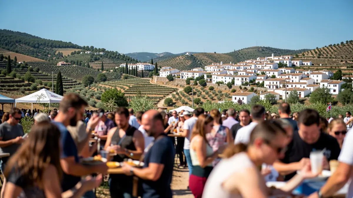 Generic image of a festival in the Alpujarra Almeriense with music and landscape.