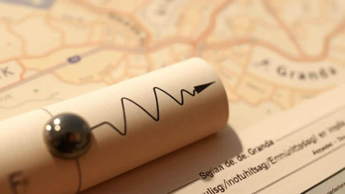 Generic image of a seismograph recording an earthquake.