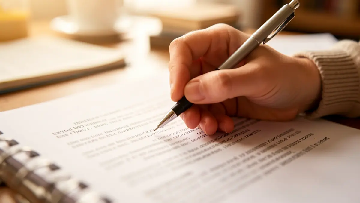 Close-up of an exam with extra time granted to a student.