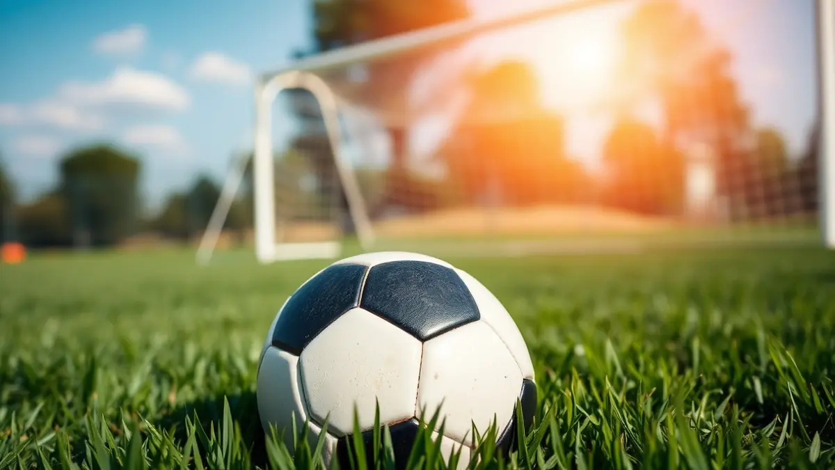 Imagen genérica de un balón de fútbol sobre el césped de un campo.