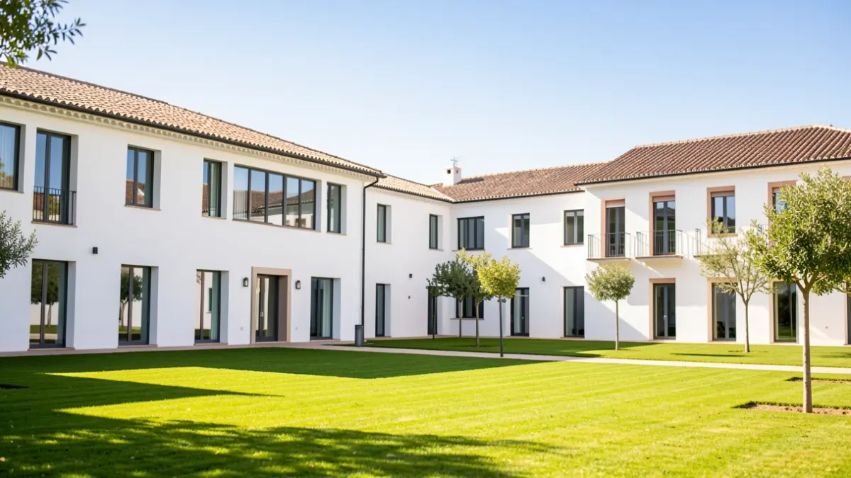 Imagen genérica de un campus universitario moderno en Andalucía.