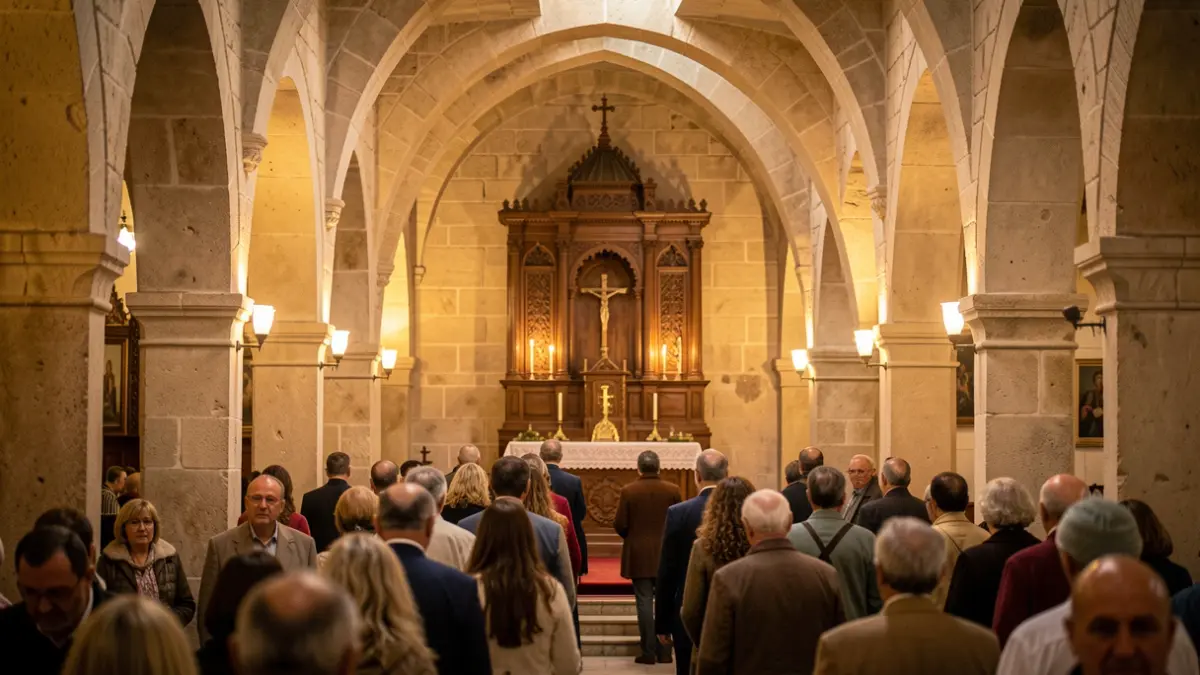 Interior del Santuario de Nuestra Señora de las Montañas en Villamartín.
