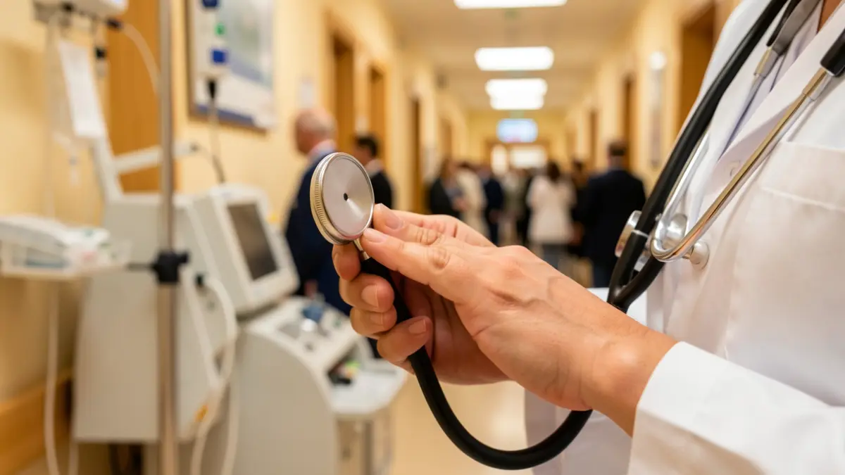 Imagen genérica de un residente médico en un hospital andaluz.