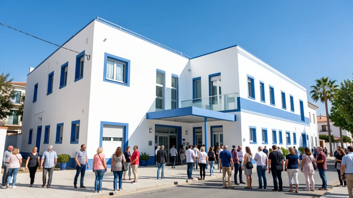 Imagen genérica de la fachada de un hospital andaluz.
