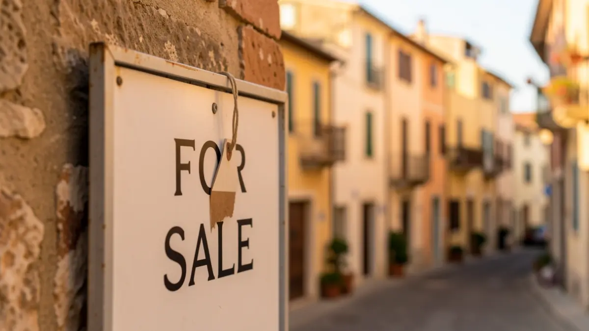 Generic image of a 'For Sale' sign in a residential area.
