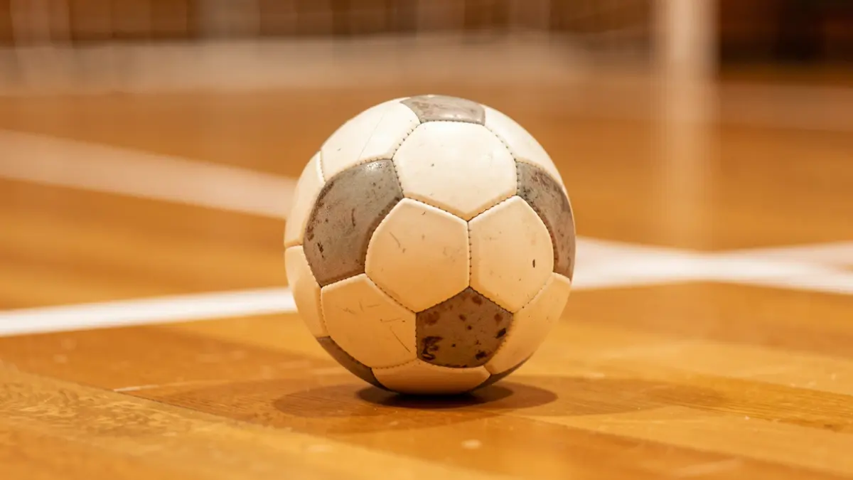 Generic image of a pelota ball on a court.